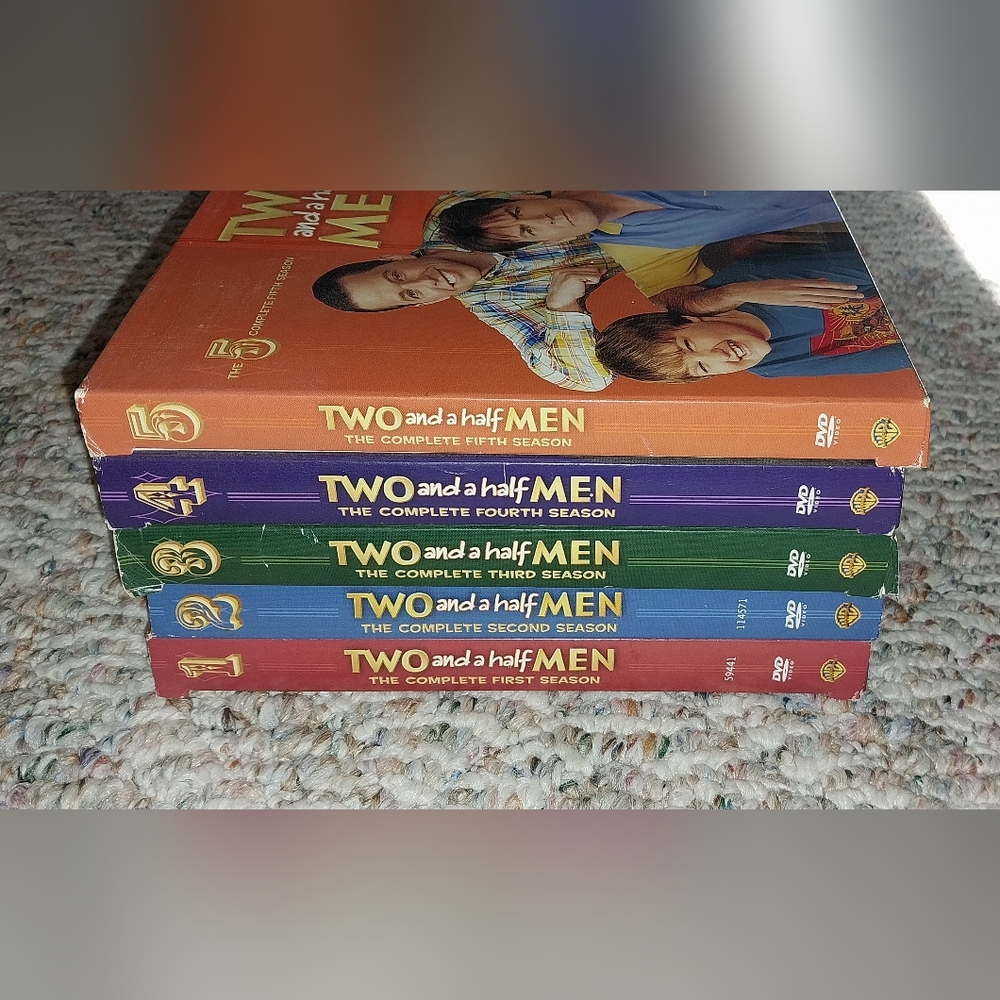 Two and a Half Men DVDs Seasons 1-5